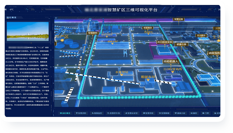 某集团矿山公司智慧矿井可视化管控项目